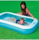 Piscina gonfiabile baby rettangolare Intex 57403 fuori terra 166x100x28 cm